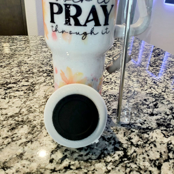 40oz "Pray" Bluetooth Tumbler - Picture 6 of 6